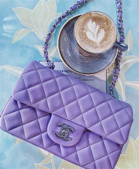 lavender chanel bag - chanel box purse.